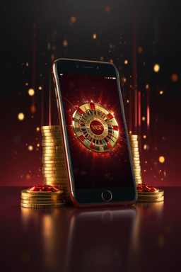Smartfon z aplikacją casino